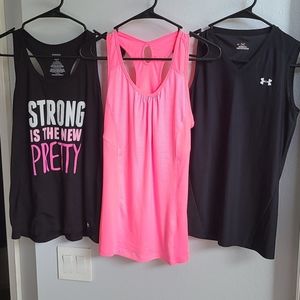 Set of 3 workout shirts tank tops